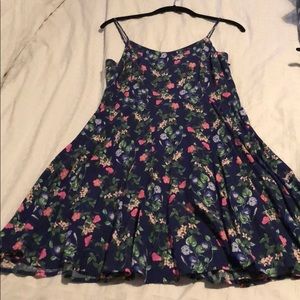 Old Navy M Blue Floral Dress